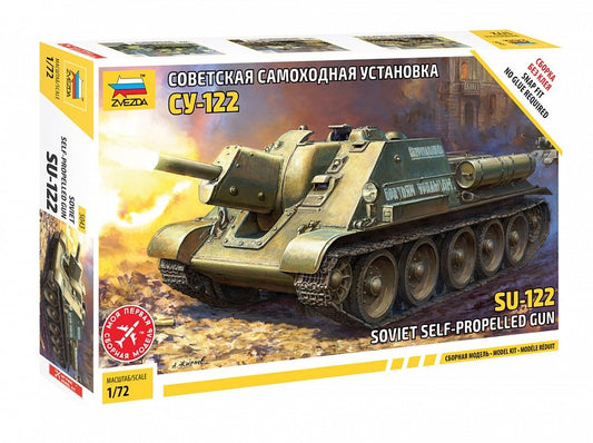 Zvezda 1/72 Military - Su-122 Soviet Tank Destroyer - Z5043