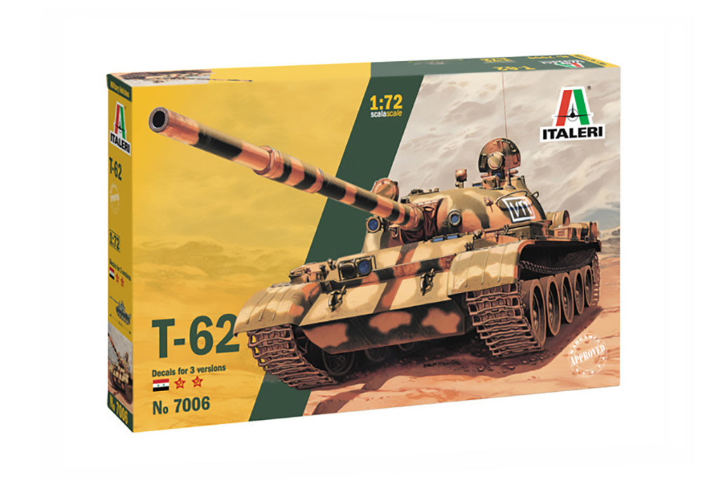 Italeri 1/72 Military - T 62 Russian Tank - 7006
