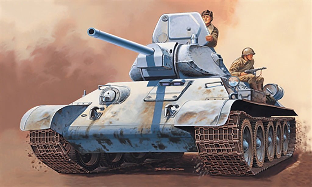 Italeri 1/72 Military - T34/76 Russian Tank - 7008