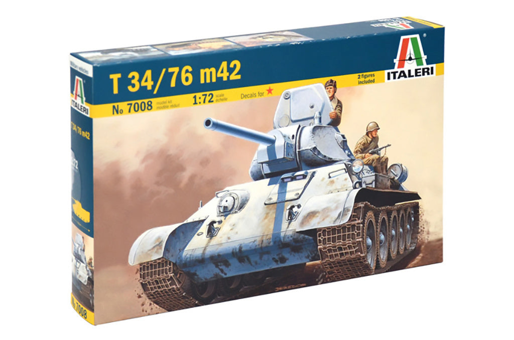 Italeri 1/72 Military - T34/76 Russian Tank - 7008
