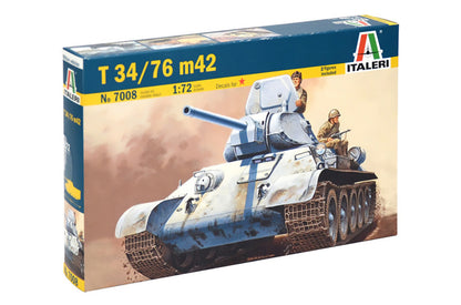 Italeri 1/72 Military - T34/76 Russian Tank - 7008