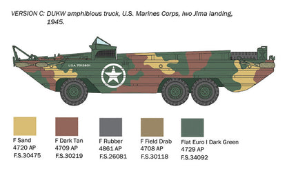 Italeri 1/72 Military - DUKW Amphibious GMC Truck - 7022