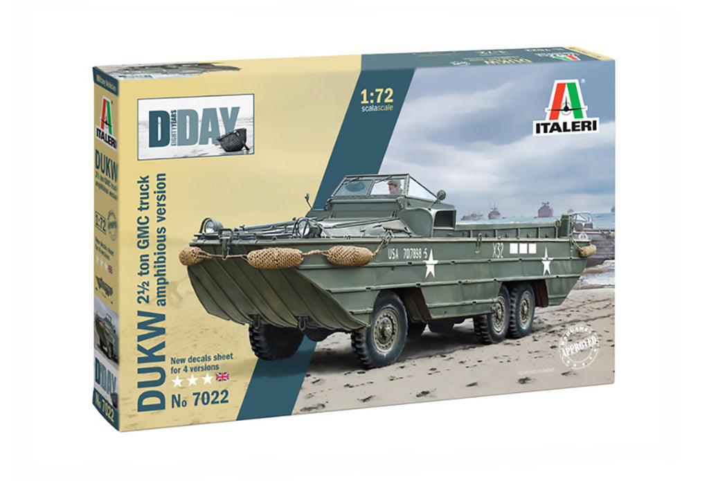 Italeri 1/72 Military - DUKW Amphibious GMC Truck - 7022