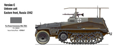 Italeri 1/72 Military - 1/72 SDKFZ 250/3 - 7034