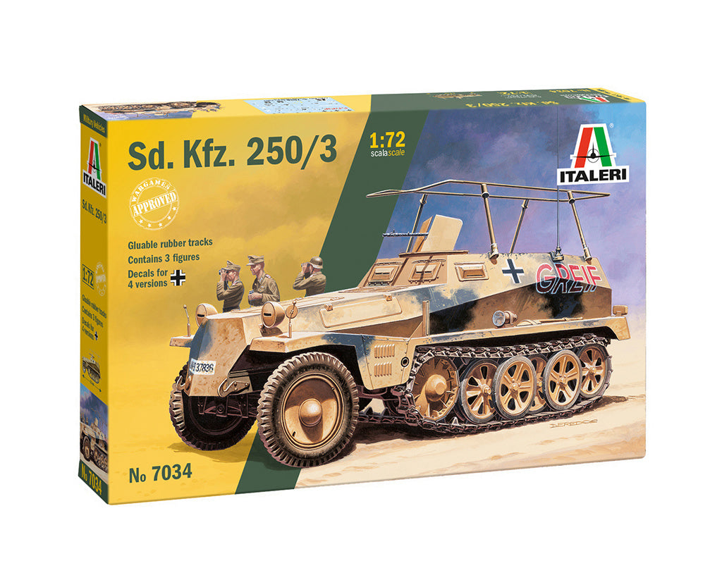 Italeri 1/72 Military - 1/72 SDKFZ 250/3 - 7034