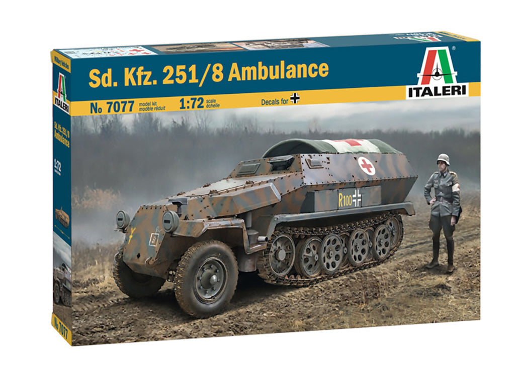 Italeri 1/72 Military - Sd.Kfz. 251/8 Ambulance - 7077
