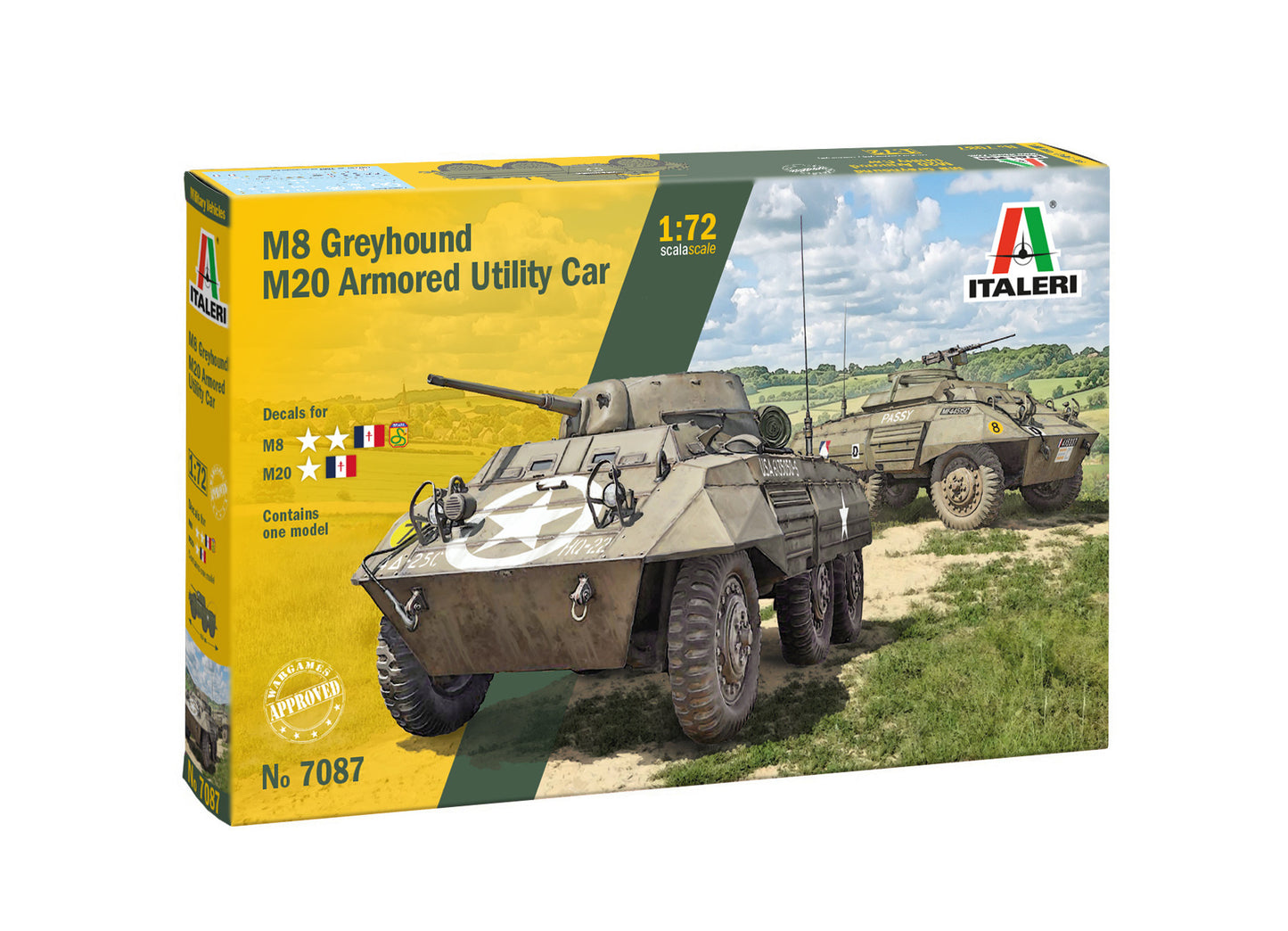 Italeri 1/72 Military - M8 Greyhound / M20 - 7087