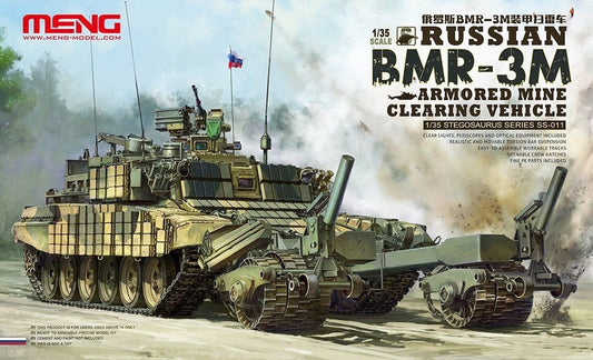 Meng 1/35 BMR-3M Russian Mine Clearing Vehicle model kit SS-011, box art
