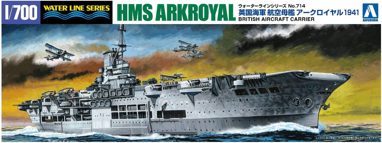 1/700 Aoshima - BRITISH AIRCRAFT CARRIER HMS ARKROYAL 1941