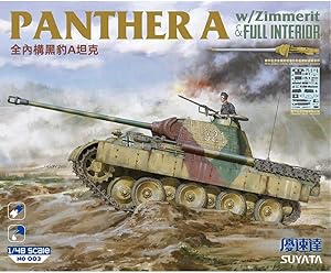 1/48 Suyata - Panther A w/Zimmerit & Full Interior