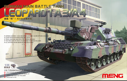 Meng 1/35 Leopard 1A3/A4 German Main Battle Tank model kit TS-007, box art