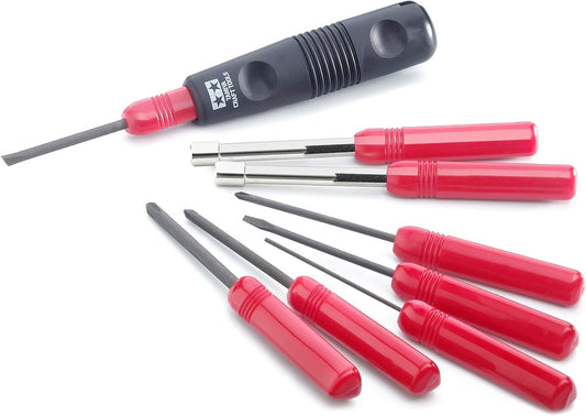 Tamiya Tools & Accessories - Builder's 8 pc Screwdriver Set - 74023