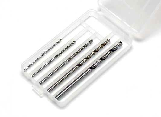 Tamiya Tools & Accessories - Basic Drill Set with 5 Drill Bits - 74049