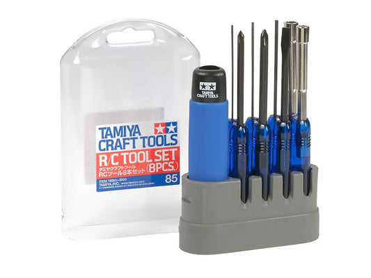 Tamiya Tools & Accessories - R/C Tool Set (8 Pcs) - 74085
