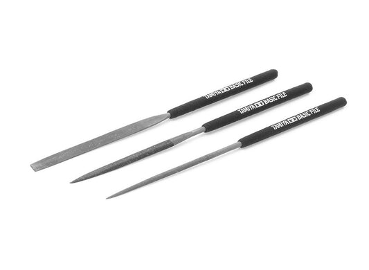 Tamiya Tools & Accessories - Basic File Set Smooth Double Cut - 74104