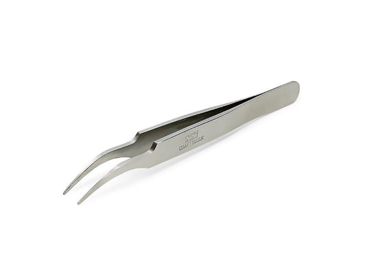 Tamiya Tools & Accessories - Hg Angled Tweezers Round Tip - 74108