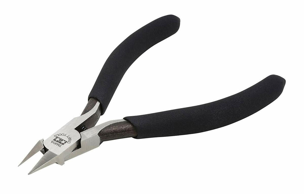 Tamiya Tools & Accessories - Sharp Pointed Side Cutter (Slim Jaw) - 74123