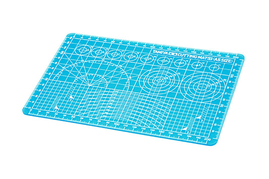 Tamiya Tools & Accessories - Cutting Mat (A5 Blue) - 74142