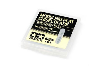Tamiya Tools & Accessories - Modelling Flat Chisel Blade 2mm - 74143