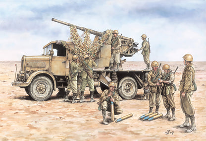 Italeri 1/72 Military - Autocannone Ro3 With 90/53 AA - 7508