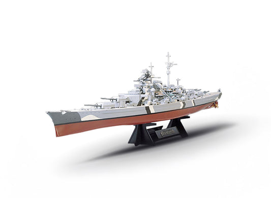 Tamiya 1/350 Ships - German Battleship Bismarck with Stand 78013