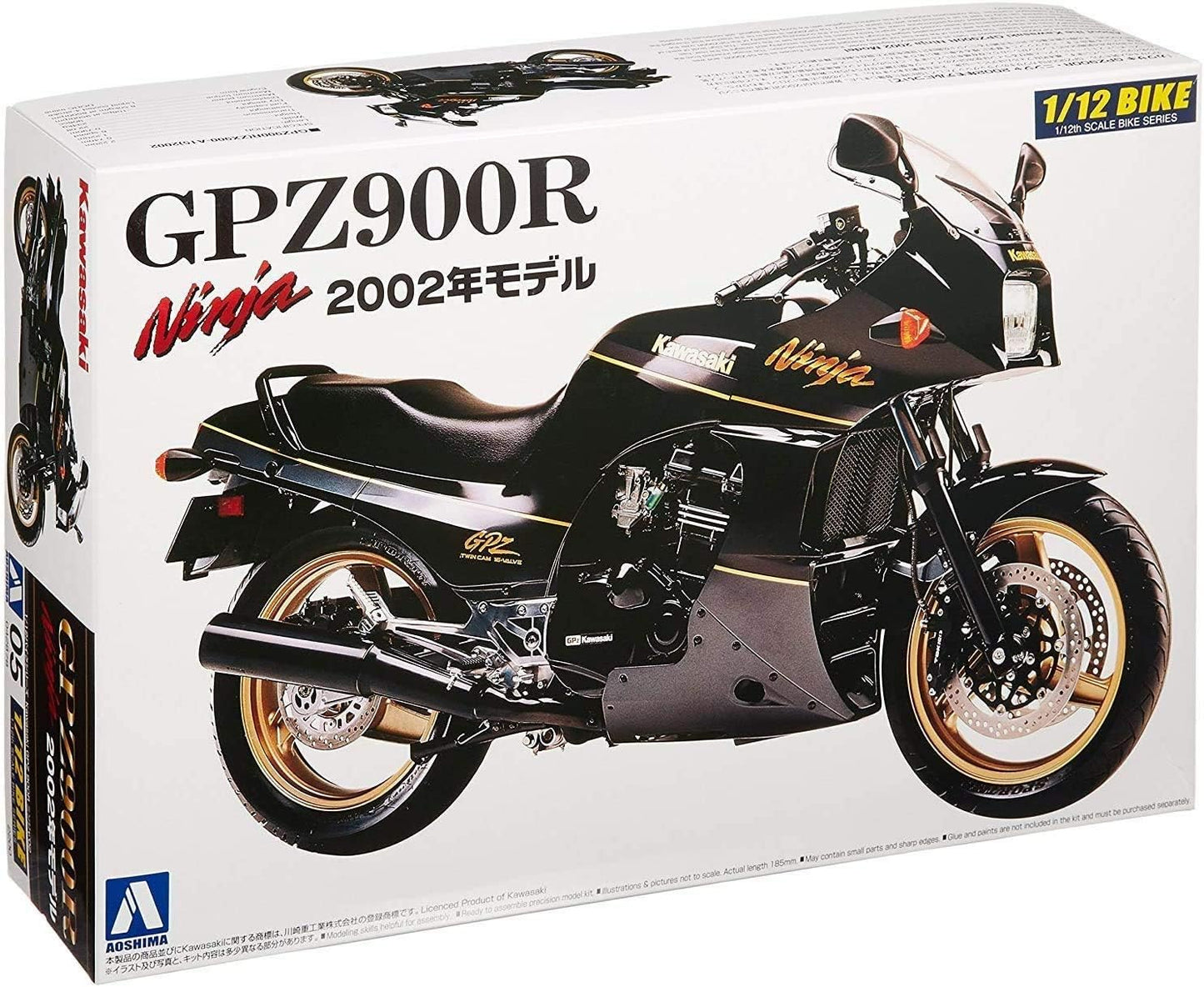 1/12 Aoshima - Kawasaki GPZ900R Ninja '02
