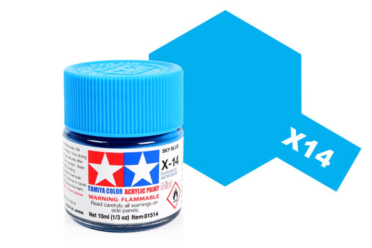 Tamiya - Acrylic Mini X-14 Sky Blue 10ml