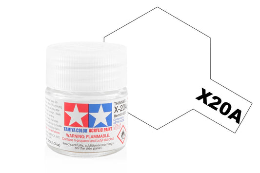 Tamiya - Acrylic Mini X-20A Thinner 10ml