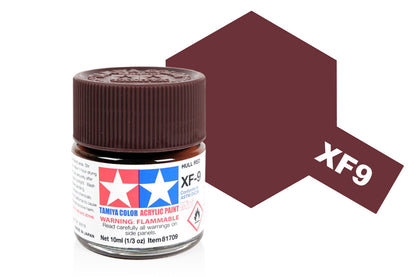 Tamiya - Acrylic Mini XF-9 Hull Red 10ml