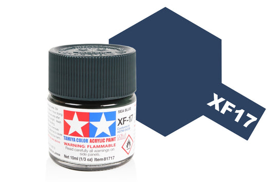 Tamiya - Acrylic Mini XF-17 Sea Blue 10ml