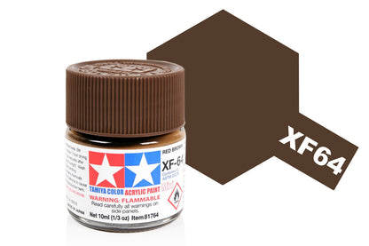 Tamiya - Acrylic Mini XF-64 Red Brown 10ml