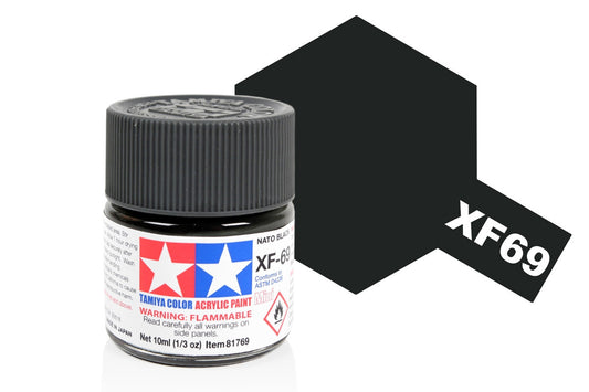 Tamiya - Acrylic Mini XF-69 NATO Black 10ml