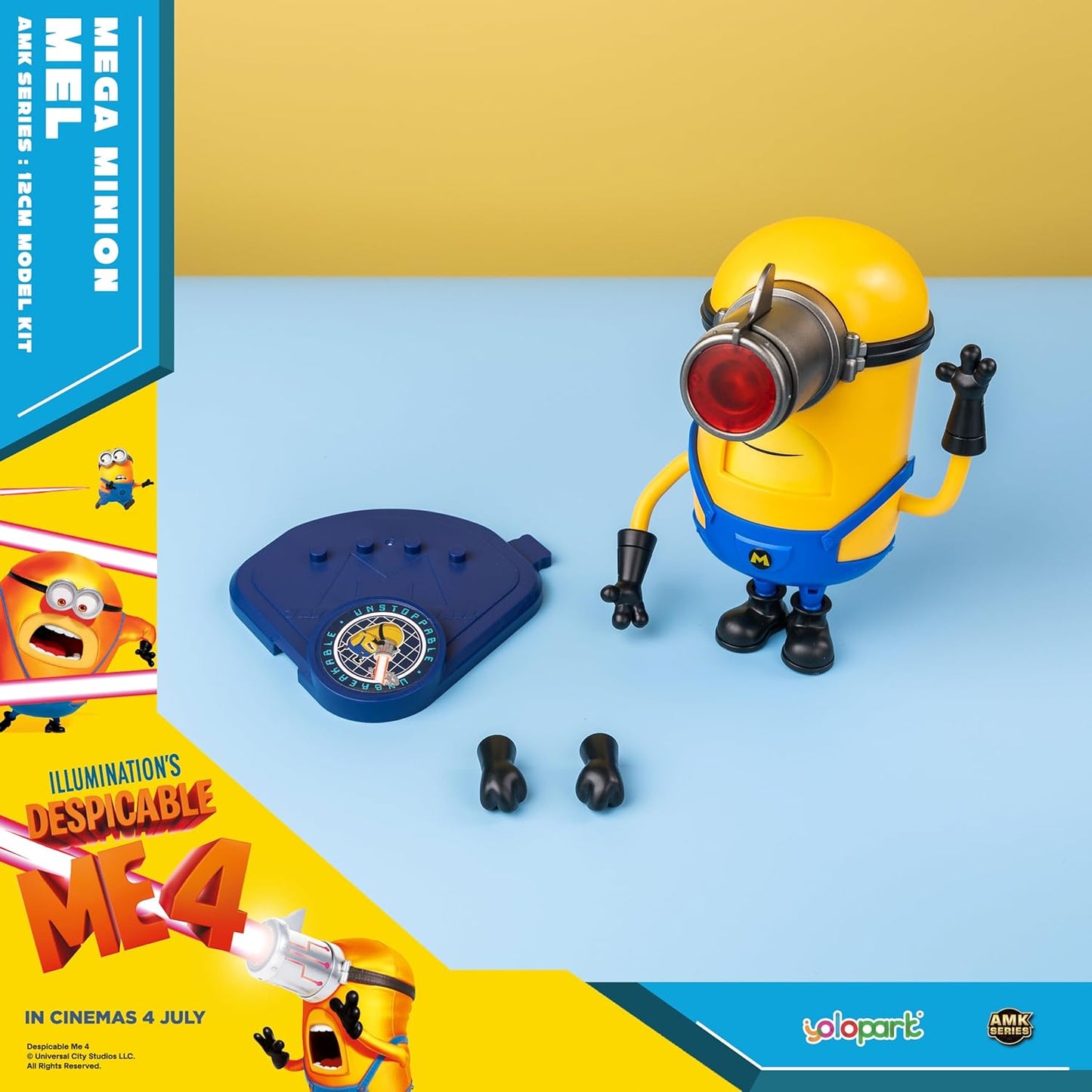 Yolopark - Despicable Me Minion Action Model Kits - SuperMel