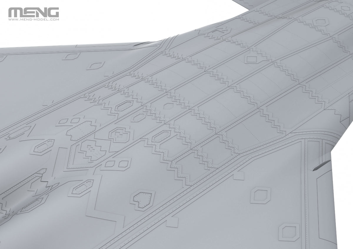 Meng 1/48 Chinese J-20 Stealth Fighter model kit LS-002, image 8