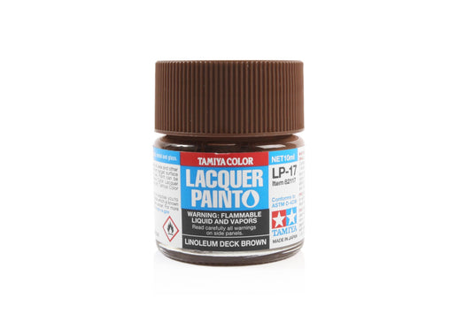 Tamiya LP Paint - LP-17 Linoleum Deck Brown - 82117