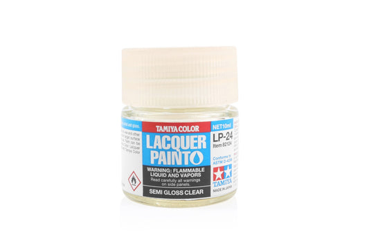 Tamiya LP Paint - LP-24 Semi Gloss Clear - 82124