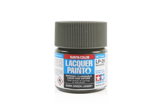 Tamiya LP Paint - LP-26 Dark Green (JGSDF) - 82126