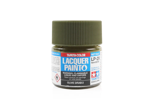 Tamiya LP Paint - LP-29 Olive Drab 2 - 82129