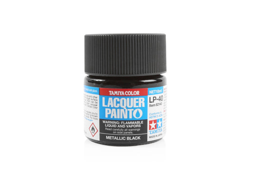 Tamiya LP Paint - LP-40 Metallic Black - 82140