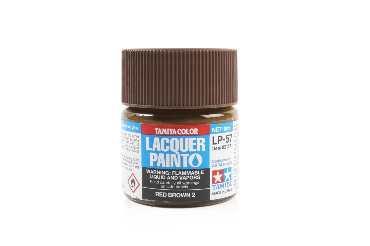 Tamiya LP Paint - LP-57 Red Brown 2 - 82157