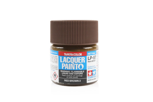 Tamiya LP Paint - LP-57 Red Brown 2 - 82157
