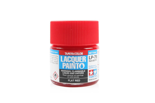 Tamiya LP Paint - LP-79 Flat Red - 82179