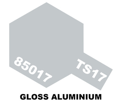 Tamiya TS Sprays - TS-17 Gloss Aluminium - 85017