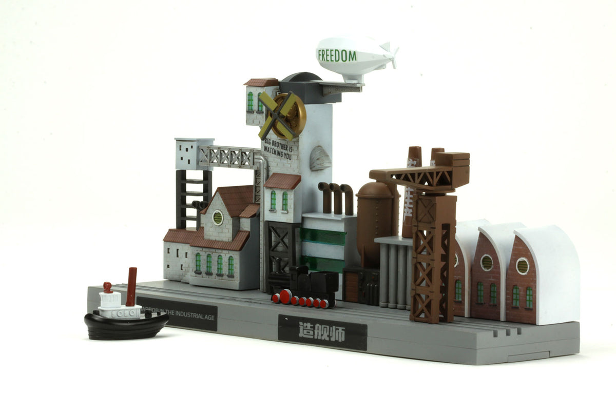 Meng Warship Builder Harbour in the Industrial Age WB-006, image 4