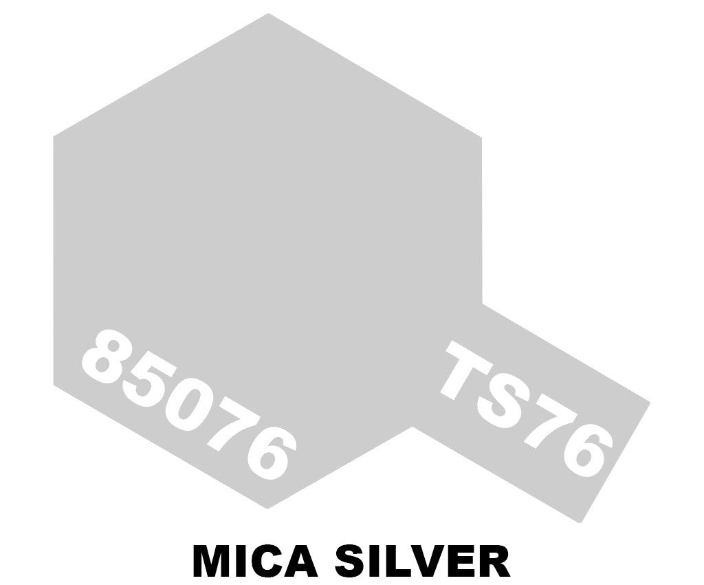 Tamiya TS Sprays - TS-76 Mica Silver - 85076