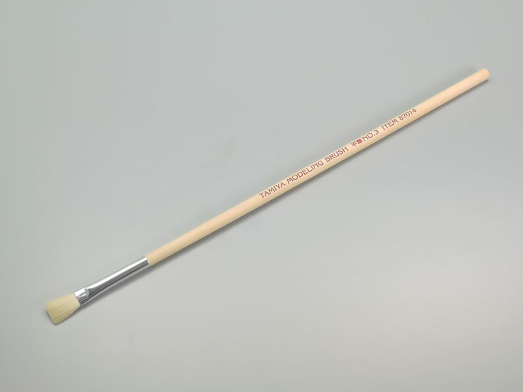 Tamiya Tools & Accessories - Flat Brush No.3 - 87014