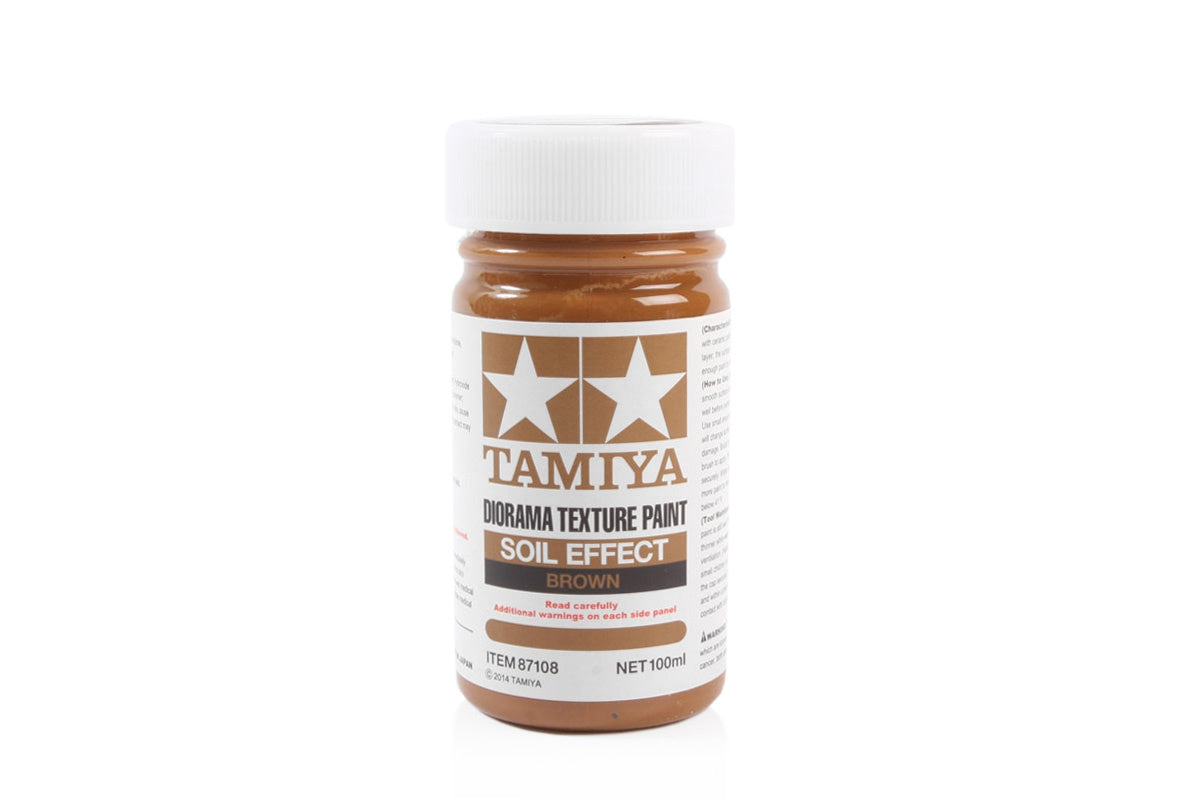 Tamiya Mini Acrylic - Texture Paint Soil Brown - 87108