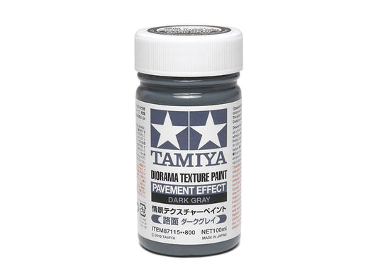 Tamiya Mini Acrylic - Texture Paint- Pavement Gray - 87115