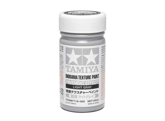 Tamiya Mini Acrylic - Texture Paint Pavement Light Gray - 87116