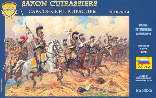 Zvezda 1/72 Military - Saxon Cuirassiers 1810-1814 - Z8035